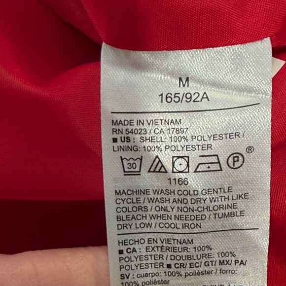 Old Navy Red Relaxed Button-Front Mac Coat/NWT/M - Picture 14 of 16